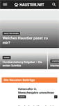 Mobile Screenshot of haustier.net