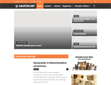 Tablet Screenshot of haustier.net